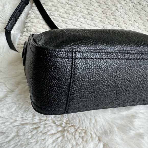 Marc Jacobs Leather Drawstring Bucket Bag Crossbody Adjustable Black Purse NWT - Picture 12 of 13